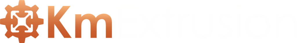 Logo kmextrusion blanc